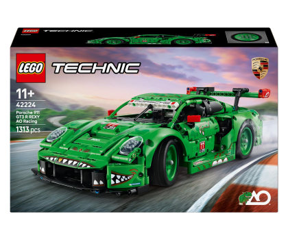 Klocki LEGO® LEGO TECHNIC 42224 Samochód porsche 911 gt3 r rexy ao racing